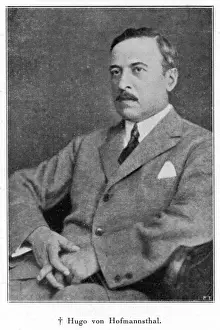 Strauss Prints: HOFMANNSTHAL (1874-1929)