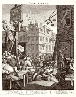 Images Dated 2nd October 2007: Hogarth, Beer Street