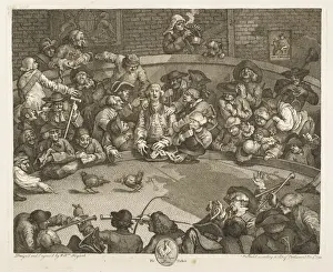 Debauchery Prints: Hogarth, The Cockpit