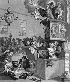 Enthusiasm Prints: HOGARTH / CREDULITY