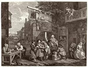 1757 Collection: Hogarth / Election / B / W / (2)