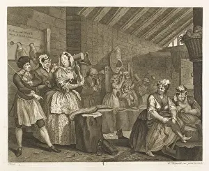Prisons Prints: HOGARTH HARLOT PLATE 4