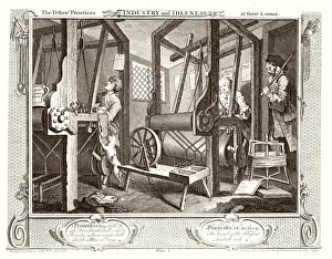 Idle Prints: Hogarth / Industry / Idle 1