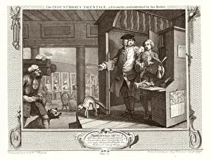 Entrusted Prints: Hogarth / Industry / Idle 4