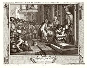 Busking Prints: Hogarth / Industry / Idle 6