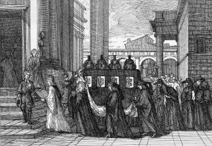 Funerals Prints: HOGARTH INVITATION