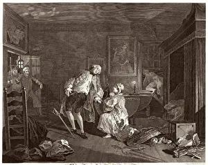 1745 Prints: Hogarth / Marriage-Mode 5