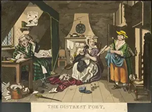 Distressed Prints: Hogarth Poor Poet