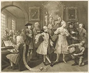 Harpsichord Prints: HOGARTH RAKE PLATE 2
