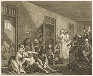 1735 Prints: Hogarth - Rakes Progress