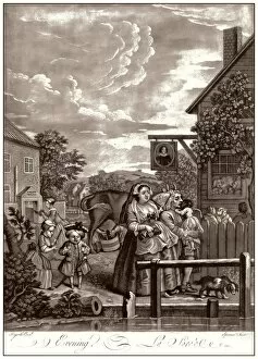 Behind Collection: Hogarth, Four Times of the Day, Evening