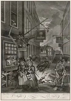 Frightened Prints: Hogarth Times Night