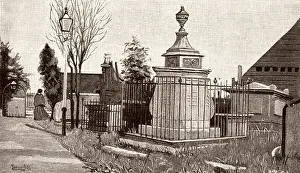 Chiswick Prints: Hogarths Tomb, Chiswick