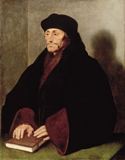 Desiderius Gallery: HOLBEIN, Hans, the Younger (1497-1547); Erasmus, Desiderius