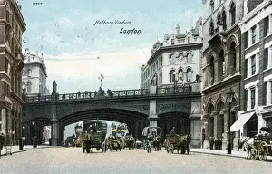 Holborn Prints: Holborn Viaduct, City of London