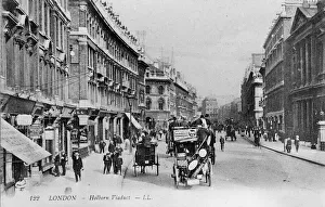 Images Dated 21st November 2019: Holborn Viaduct and City Temple Church, City of London