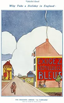 Holidaying Prints: Why Take a Holiday in England by William Caine