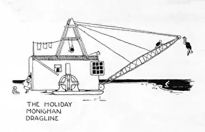 Inventive Prints: The Holiday Monighan Dragline by Heath Robinson