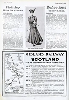 Reflections Prints: Holiday reflections and advert for Midland Railway
