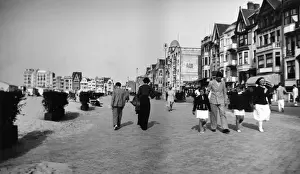 Holidaymakers at Knokke Le Zoute, Belgium