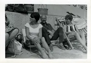 Holidaymakers at the Seaside, Thought to be at Cowes, Isle o