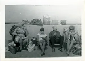 Holidaymakers at the Seaside, Thought to be at Cowes, Isle o