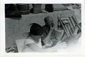 Holidaymakers at the Seaside, Thought to be at Cowes, Isle o