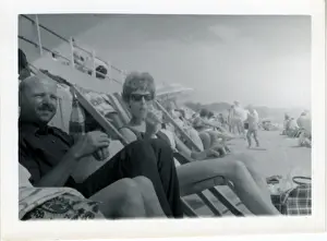 Holidaymakers at the Seaside, Thought to be at Cowes, Isle o