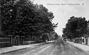 Villas Prints: Holland Villas Road, Holland Park, West London