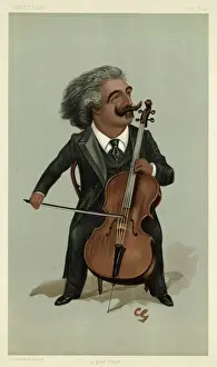 Mustache Prints: Hollman the Cellist