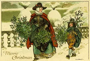 Holly & mistletoe