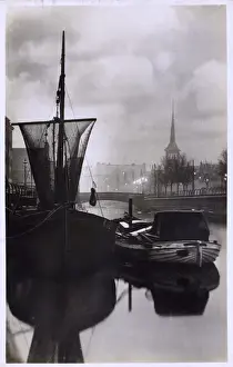 Kobenhavn Prints: Holmens Canal, Copenhagen, Denmark