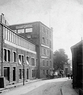 Holmfirth Bamforth's Factory early 1900s