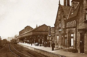 Holmfirth Prints: Holmfirth Railway Station early 1900s