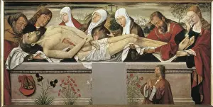 Hermitage Prints: Holy Burial. 15th c. Anonymous from the Castilian
