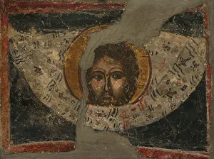 Sofia Prints: The Holy Face. Wall painting. From the Church