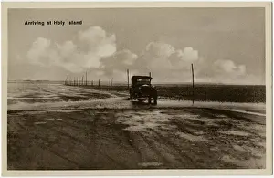 The Holy Island of Lindisfarne - Crossing the Sands by cart
