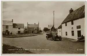 Priory Prints: The Holy Island of Lindisfarne - Market Place & Post Office