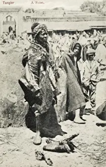 Market Place Prints: A Holy Man, Tangiers, Morocco
