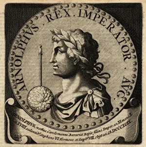 Images Dated 8th October 2019: Holy Roman Emperor Arnulf
