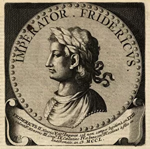 Rudolf Collection: Holy Roman Emperor Frederick II