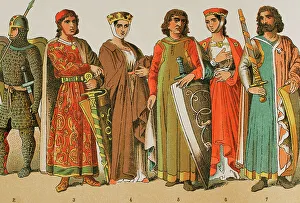 Spears Prints: Holy Roman Empire, 1000-1100. From left to right