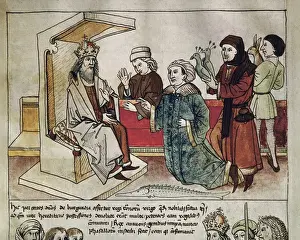 Holy Roman Empire. Sigismund I receiving