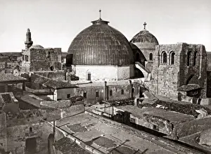 Sepulchre Prints: Holy Sepulchre, Jerusalem, circa 1880s (Bonfils studio)