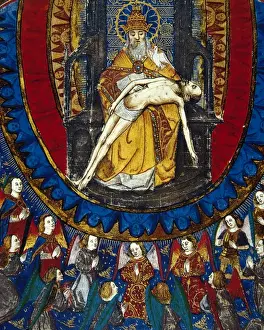 Somme Prints: Holy Trinity. Father, the Son, the Holy Spirit. Minitature