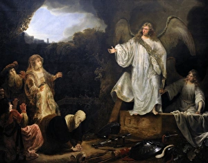 Images Dated 24th August 2012: The Holy Women at the Sepulchre, 1644, by Ferdinand Bol (161
