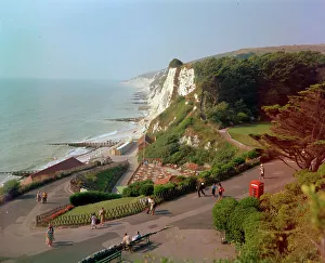 Holywell Prints: Holywell and the cliffs, Eastbourne
