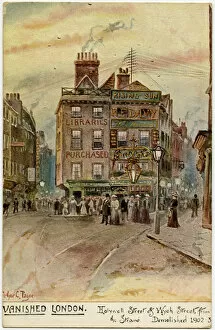 Libraries Gallery: Holywell Street and Wych Street from The Strand, London