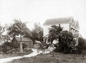 A home in Barbados, West Indies, circa 1900
