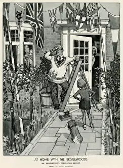 Sweating Prints: At home with the Bristlewoods - Coronation effort. 1937